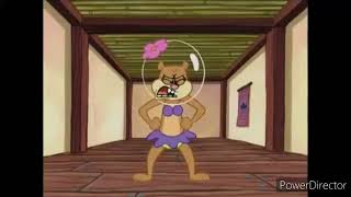 Sandy Cheeks Muscle Tail Flexing 3 loop
