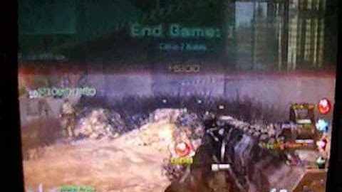 Calling in the Tactical Nuke ( 25 kill streak) ACR silenced