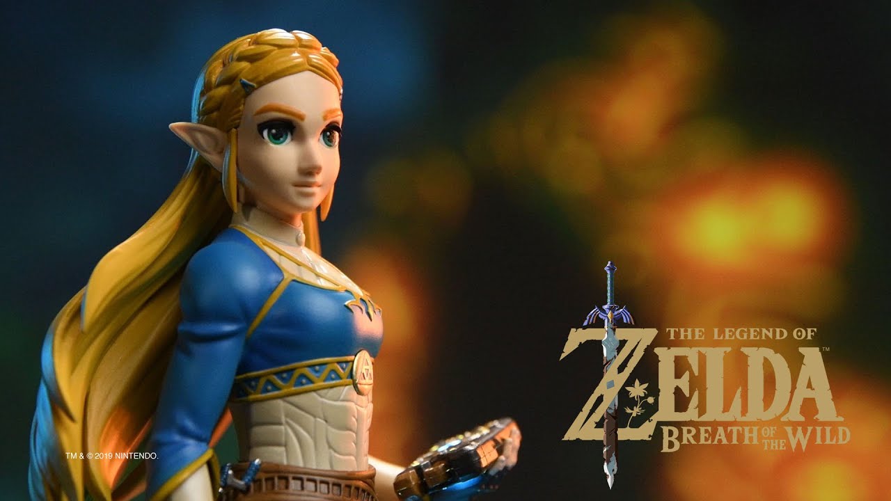  First 4 Figures The Legend of Zelda: Breath of The Wild: Link  Figure, Blue : Toys & Games