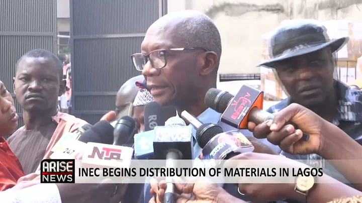 INEC BEGINS DISTRIBUTION OF MATERIALS IN LAGOS