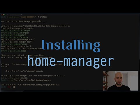 Installing home-manager