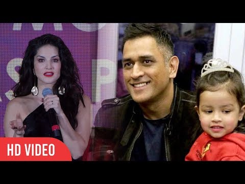 Sunny leone About MS Dhoni And His Ziva Dhoni | Favourite Cricketer