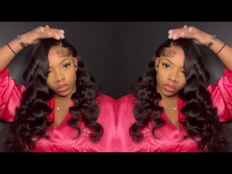 13x4 HD FRONTAL 20” BODY WAVE WIG w/ HOLLYWOOD WAVES 😍😍🔥🔥🔥 ft. UNICE | - youtube