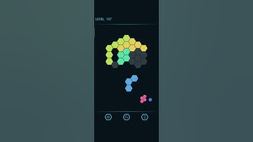 Brain Training Gameplay Level 107 Hexa Puzzle (Android, iOS) #braintraining #shorts #walkthrough