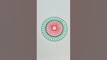 Spirograph design #art #design #spirograph #spiroart #asmr #tutorial #drawing #trending #ytshorts