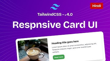 How to Create Responsive Card in Tailwind CSS | Tutorial