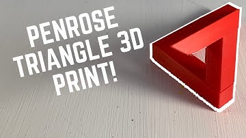 Penrose Triangle 3D Printed
