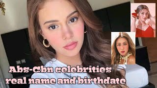 Abs-Cbn Celebrities Real Name And Birthdate