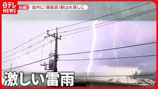 【大気不安定】関東各地で“ゲリラ豪雨”…雷も  東電管内の1万7000軒超で一時「停電」…都内では