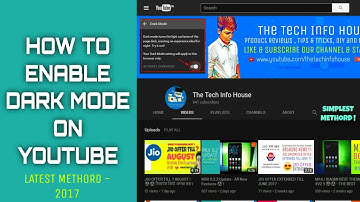 How to enable Secret Dark Mode on YouTube ? Simplest Procedure !! 😵😵 [2017]