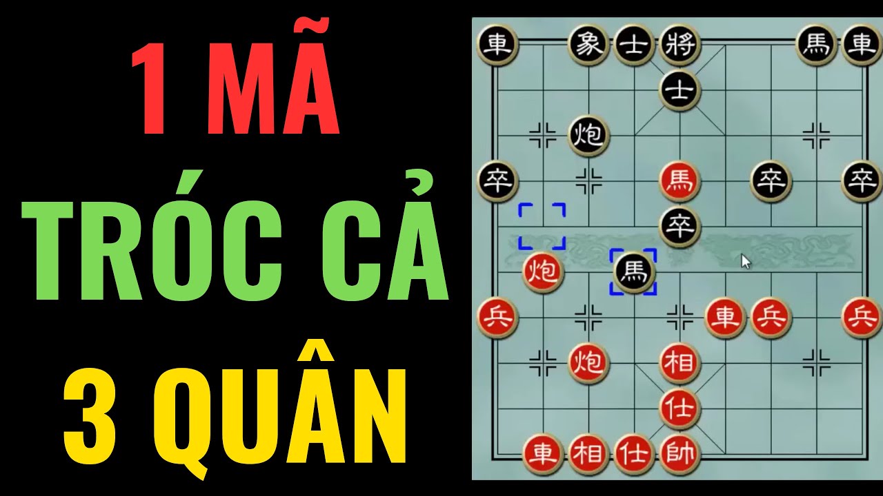Một mã tróc cả 3 quân và đòn phế xe kinh điển 1938 (Hà Lỗ Ấm vs Lương Triệu Quang)