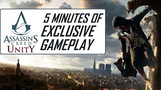 Assassin’s Creed Unity - 5 Minutes of Gameplay | Combat, Parkour, Coop [HD]