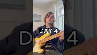 Day 4 writing a song in one week. bass brings the mood. #oscarstembridge #newmusic #shorts