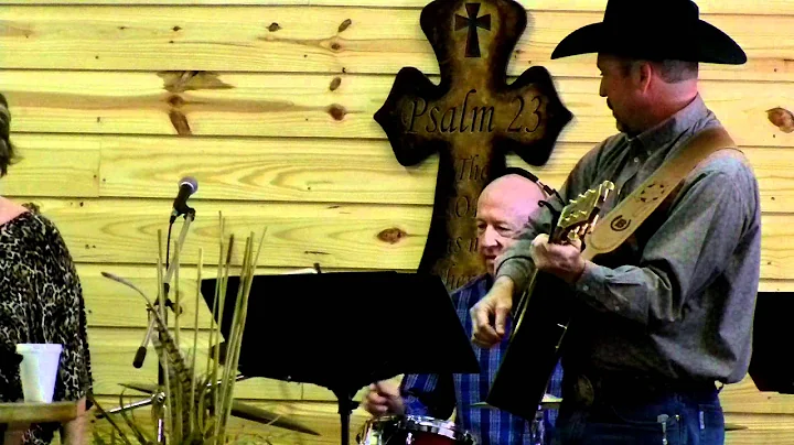 Amy Blanton singing at The Gospel Barn