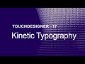 Typographie cintique  tutoriel touc.esigner 17