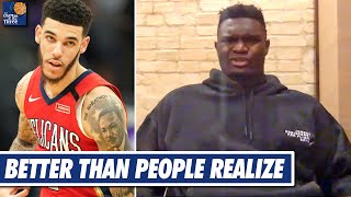 Zion WIlliamson on How Good Lonzo Ball Has Become as a Player and a Leader | w/ JJ Redick Net Worth
