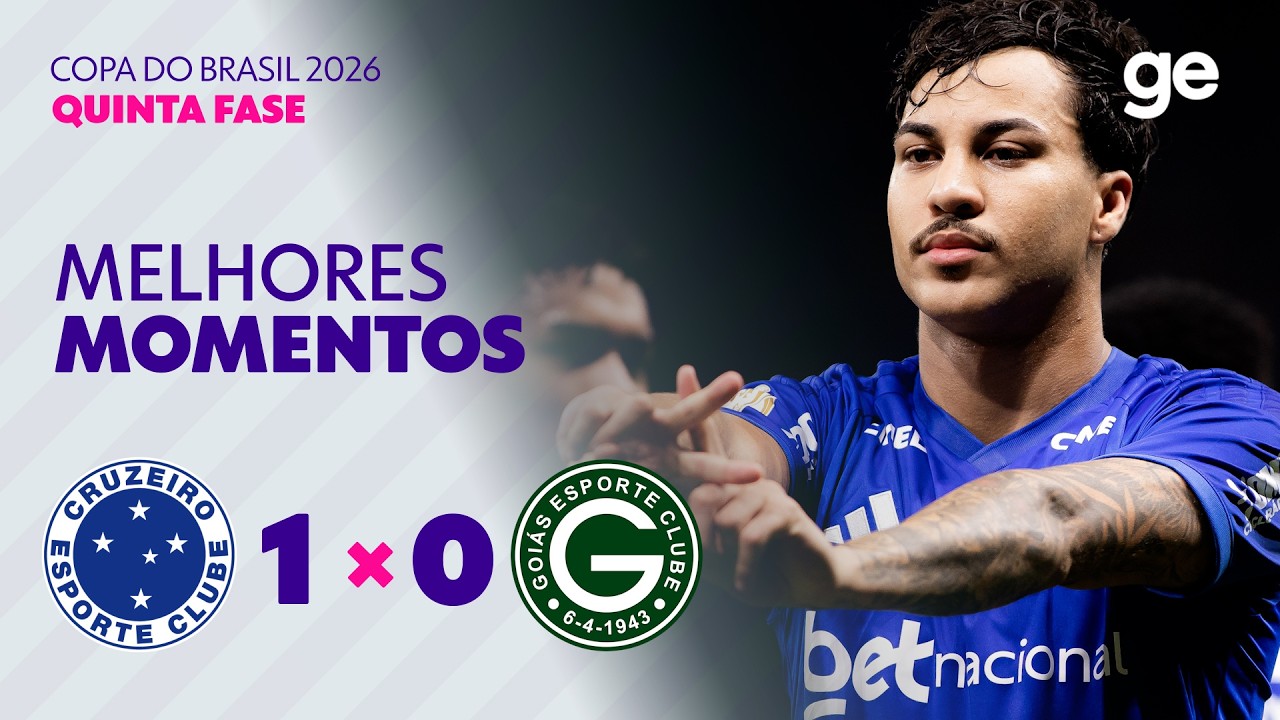 CRUZEIRO 1 X 0 GOIÁS | MELHORES MOMENTOS | QUINTA FASE | COPA DO BRASIL 2026 | ge.globo
