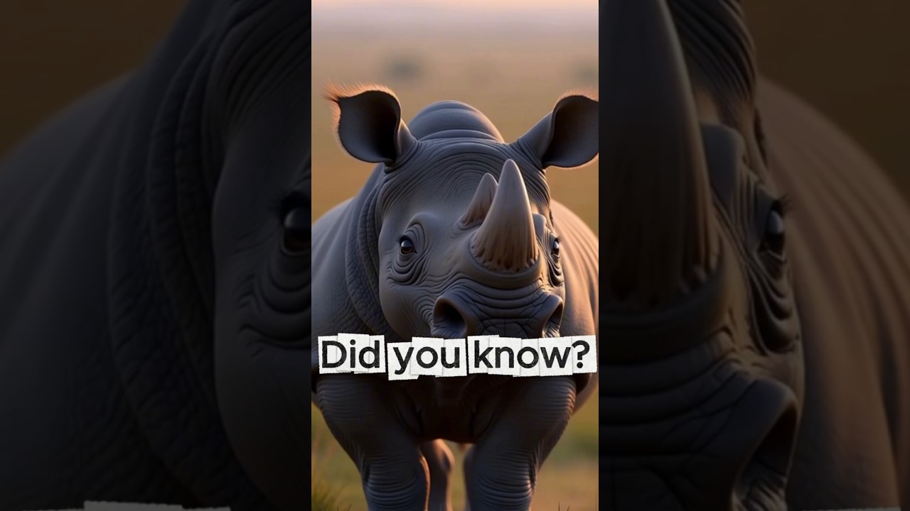 Rhinos Have Super Ears… They Rotate Like Radar! 🦏👂 