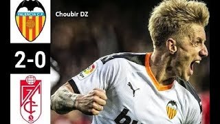 Valencia Vs Granada 2-0 La Liga 09/11/2019