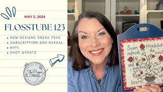 Flosstube 123 - Annie Shares a New Design and Some Cross Stitch Sneak Peeks