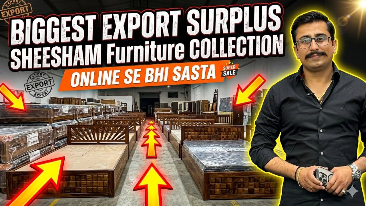 Export Surplus Sheesham Furniture Collection | Embassy Used Furniture #furniture #decor #sheesham