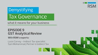 Episode 9 - GST Analytical Review | Demystifying Tax Governance