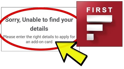 How To Fix IDFC FIRST Bank App Sorry, Unable to find your details Please enter the right details...
