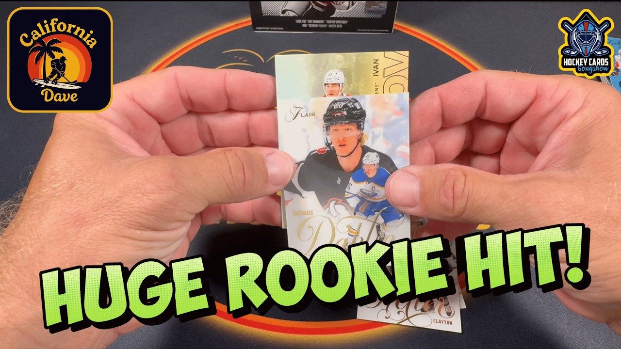 A Huge Rookie Hit! | California Dave Rips & Reviews 2025-26 Flair Hockey