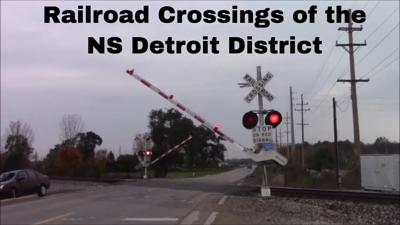 Railroad Crossings of the NS Detroit District