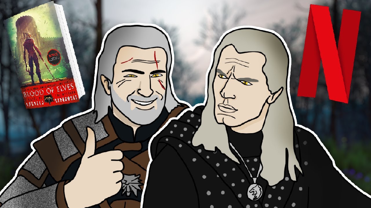 BookGame Geralt Meets Netflix Geralt