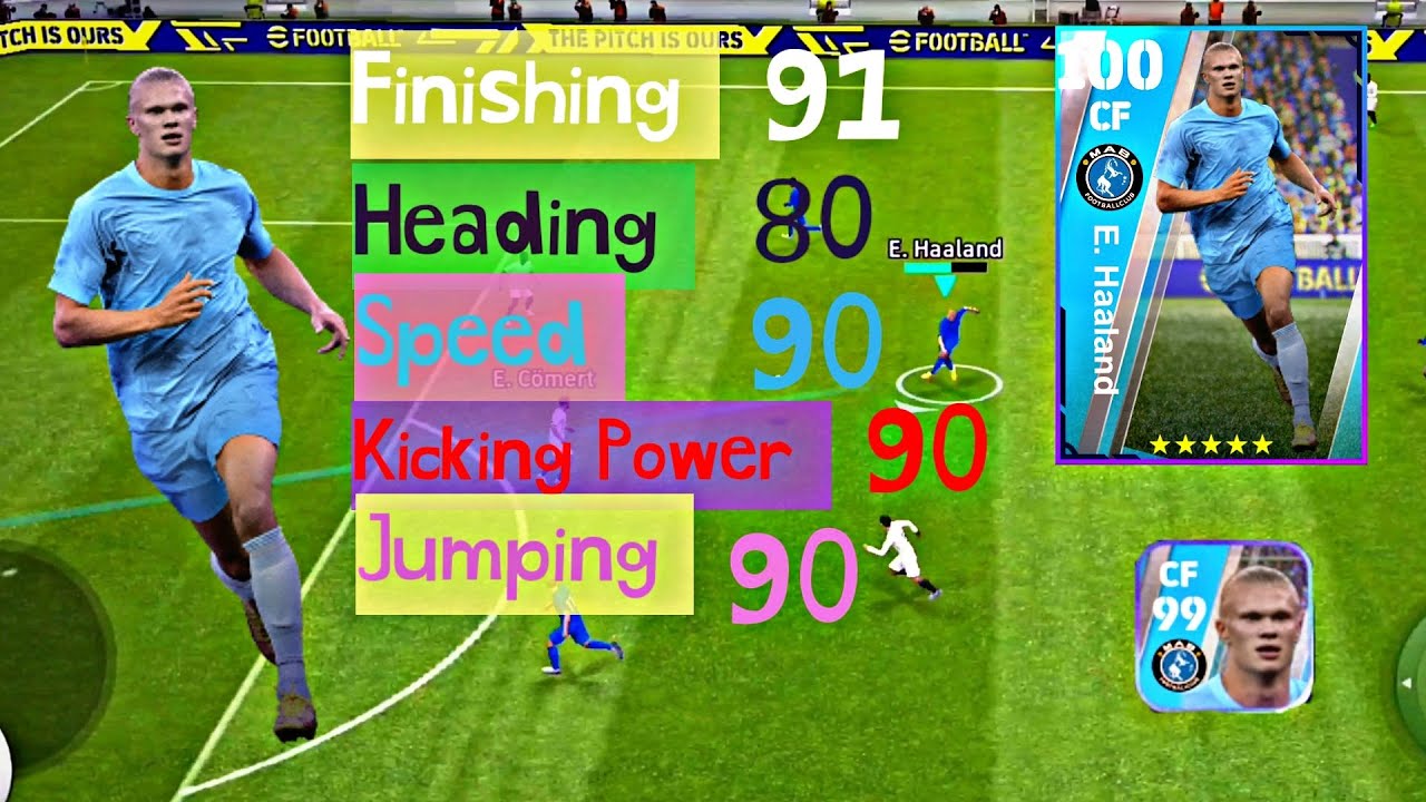 How To Train Haaland In Efootball 2023 Mobile YouTube