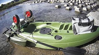 川下りしながら釣りしてデイキャンプしたよ！