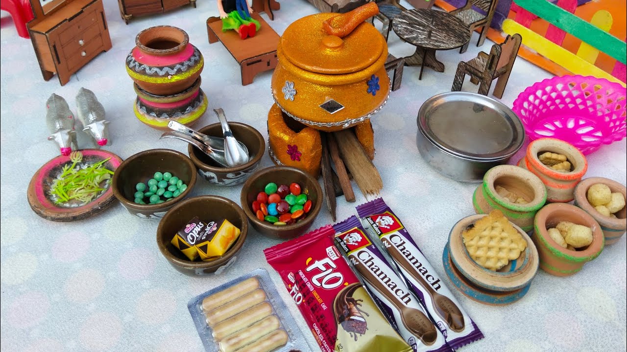 Mini Dairy Milk Chocolate Cake 🍫 ASMR | Tiny Cake Baking by Hand | Village Style | Tiny Food Heaven