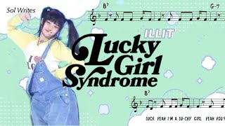 ILLIT - Lucky Girl Syndrome (Sheet Music & Lyrics Rom, Eng)