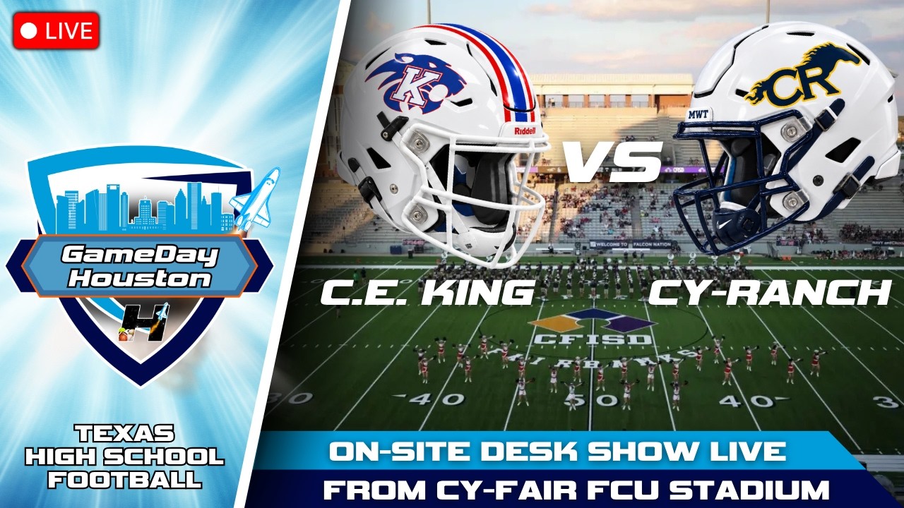 Gameday Houston On-Site Network Desk Show | C.E. King vs. Cy-Ranch | #TXHSFB LIVE from CFFCU Stadium