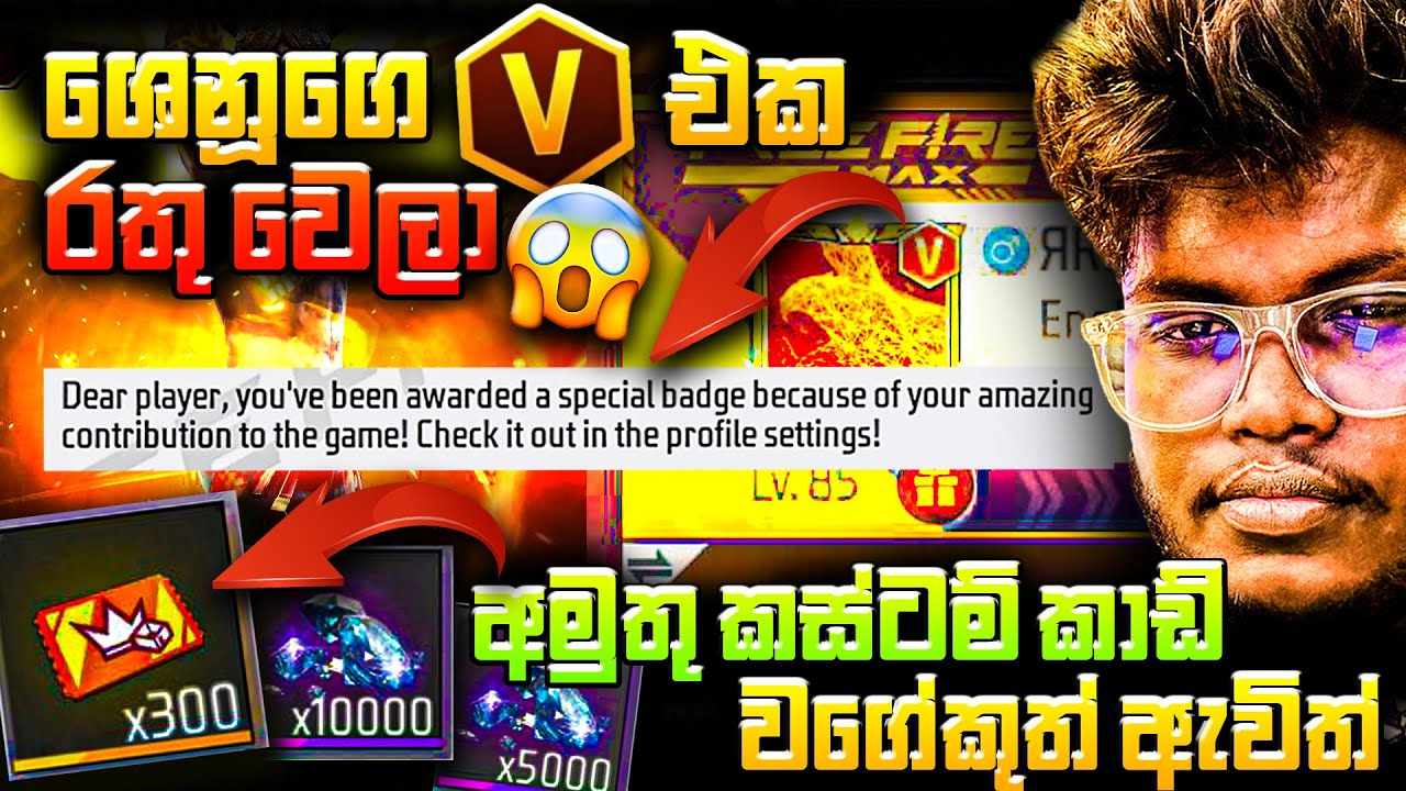 බීශනයක් වෙලා,V බැජ් අලුත් වෙලා,වෙනස්ම කස්ටම් කාඩ් වගේකුත් ඇවිත්