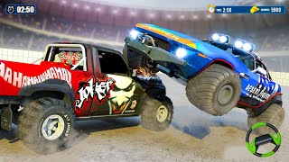 American Monster Armored Cars Derby Demolition Racing 3D Simulator - Android Gameplay. screenshot 2