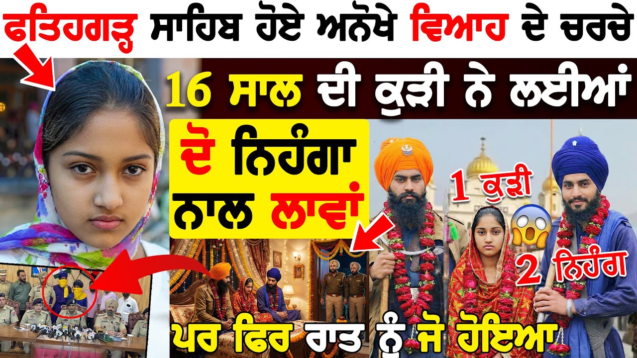 Fatehgarh Sahib 2 Nihang Singh ਨੇ ਕਰਵਾਇਆ ਅਨੋਖਾ ਵਿਆਹ! 🙏 ਰਾਤ ਨੂੰ ਜਦੋਂ ਲਾੜੀ ਦਾ ਸੱਚ ਸਾਹਮਣੇ ਆਇਆ ਤਾਂ !