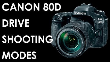 Canon 80D SHOOTING MODES EXPLAINED