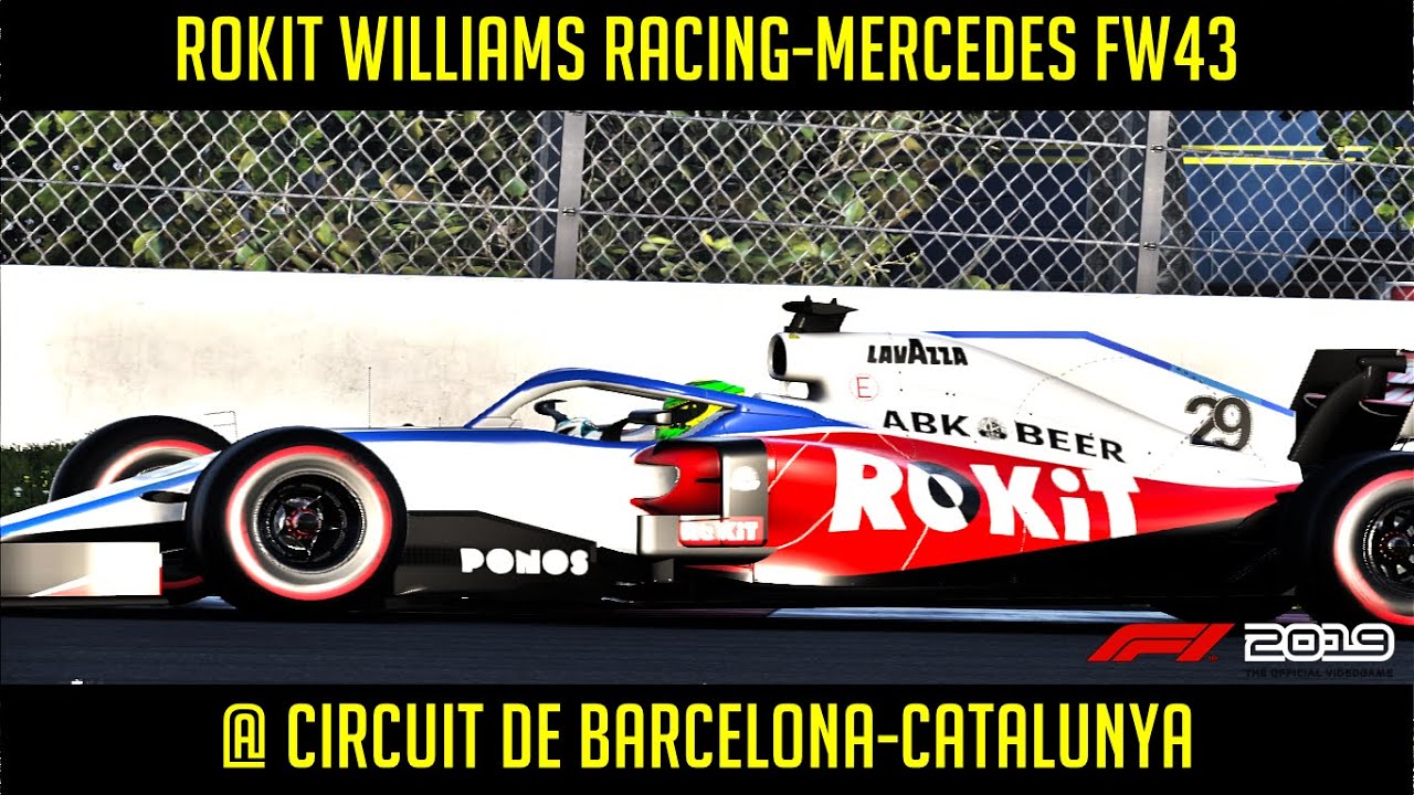 [F1 2019] ROKiT Williams Racing-Mercedes FW43 @ Barcelona 