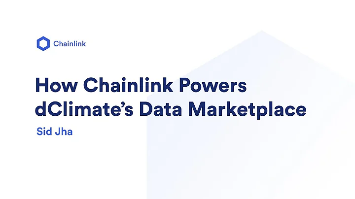 How Chainlink Powers dClimate's Data Marketplace