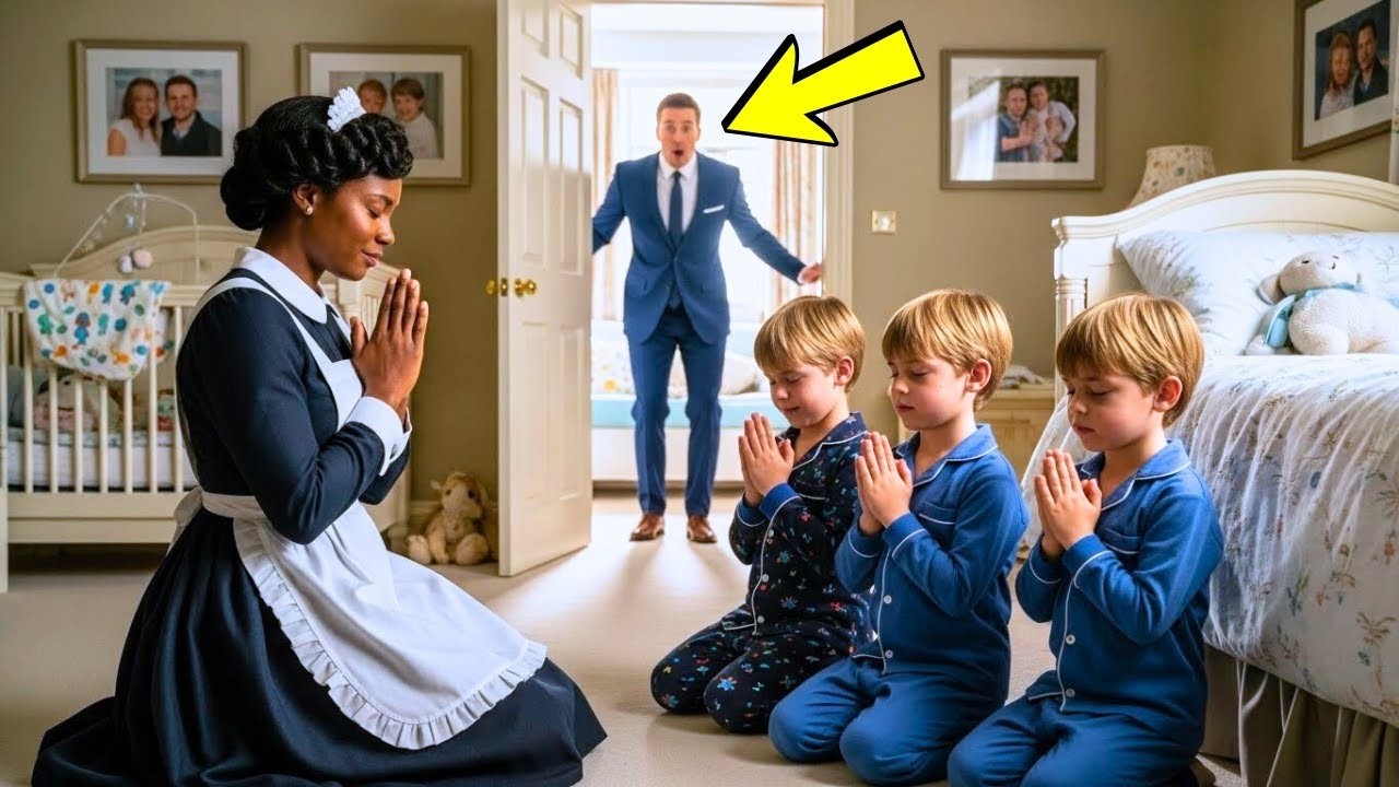 NO NANNY COULD HANDLE THE BILLIONAIRE’S TRIPLETS SONS — UNTIL THE NEW MAID DID SOMETHING SHOC