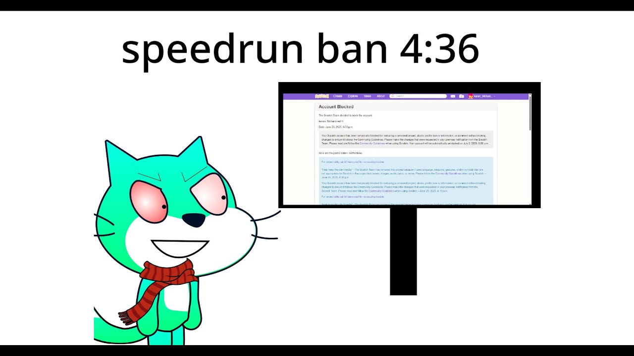 Scratch Ban Speedrun speedrun ban from scratch - YouTube