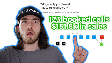 [0 to $152k in 30 days]: My Appointment Setting Framework