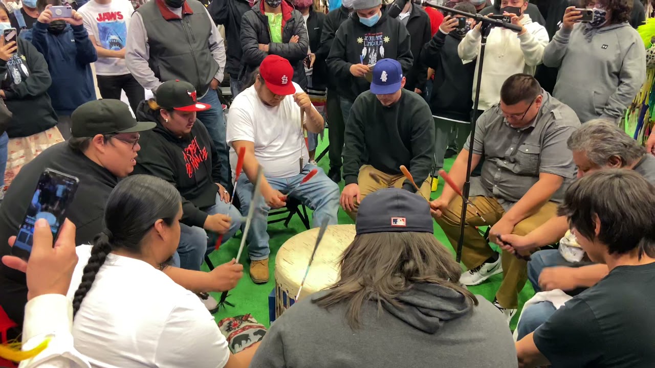 Whitetail Boyz at Jerrilane Lincoln Bday Powwow at 4Bears Casino 2021 2