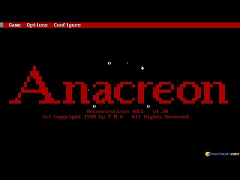 Anacreon Reconstruction 4021 gameplay PC Game 1987