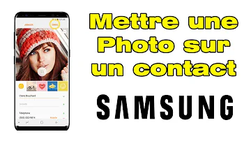 Comment ajouter une photo à un contact ?