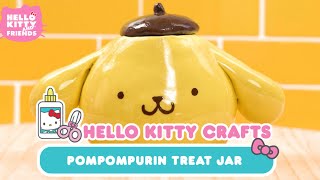 Pompompurin Clay Treat Jar | Hello Kitty Crafts