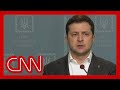 Ukraine's president speaks out amid Russian invasion