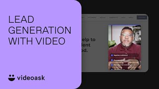 How to use VideoAsk for lead generation on your landing page